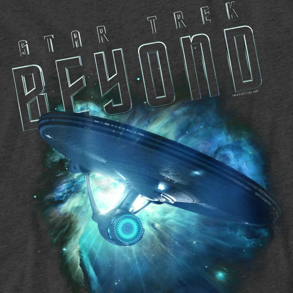 Charcoal - Pack Shot - Star Trek Beyond Unisex Adult Voyage T-Shirt
