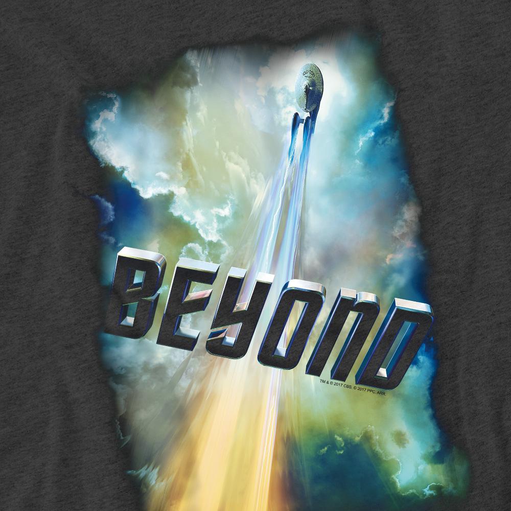 Charcoal - Pack Shot - Star Trek Beyond Unisex Adult Poster T-Shirt