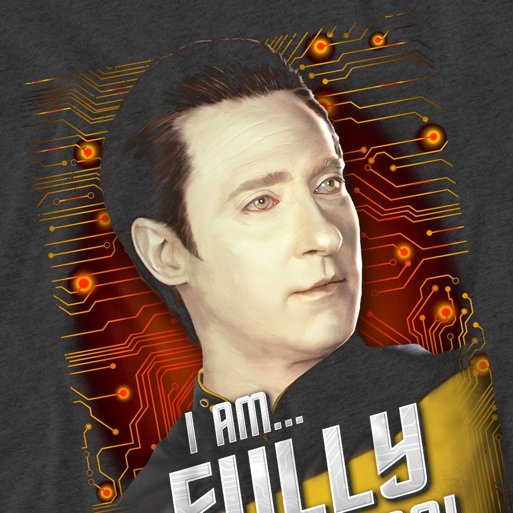 Charcoal - Pack Shot - Star Trek Unisex Adult Fully Functional T-Shirt