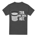 Charcoal - Front - Star Trek Unisex Adult Earl Grey T-Shirt