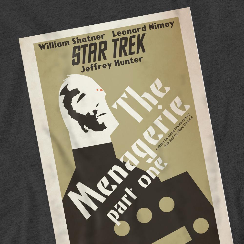 Charcoal - Pack Shot - Star Trek Unisex Adult The Original Series Episode 11 T-Shirt