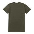 Military Green - Back - The Punisher Mens Shattered Logo T-Shirt
