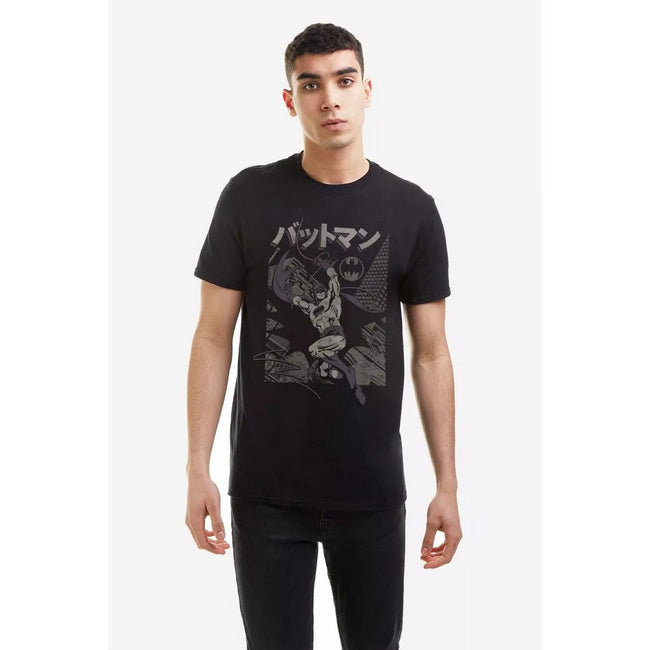 Black - Side - Batman Mens Gotham Detective T-Shirt