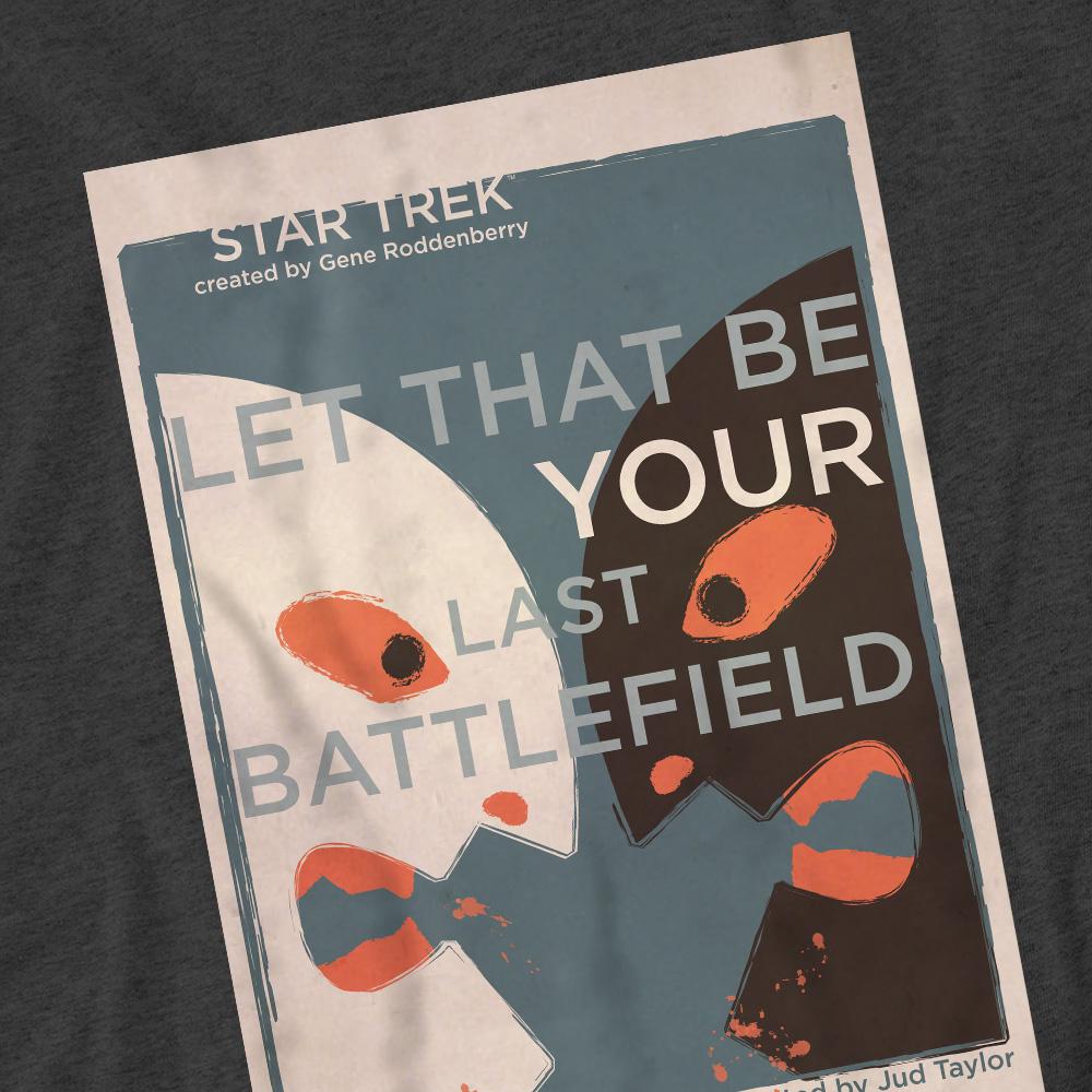 Charcoal - Pack Shot - Star Trek Unisex Adult The Original Series Episode 70 T-Shirt