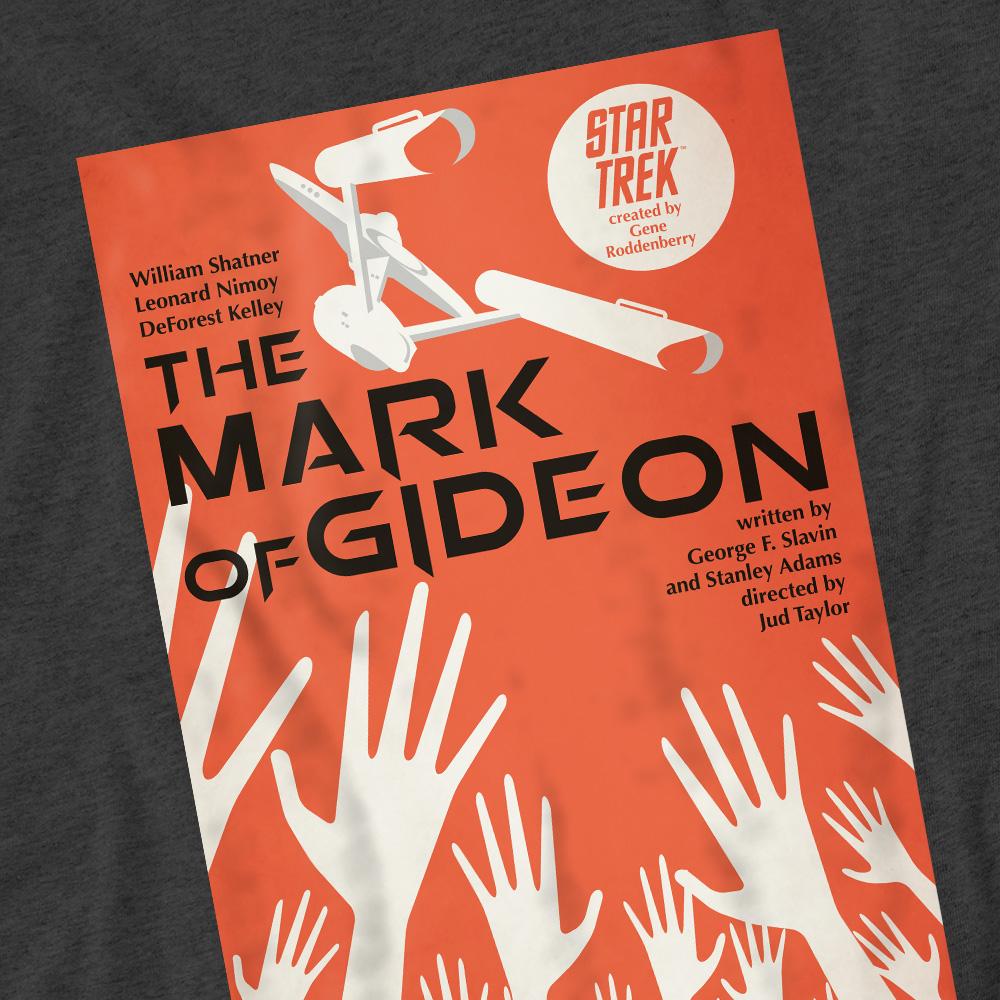 Charcoal - Pack Shot - Star Trek Unisex Adult The Original Series Episode 71 T-Shirt