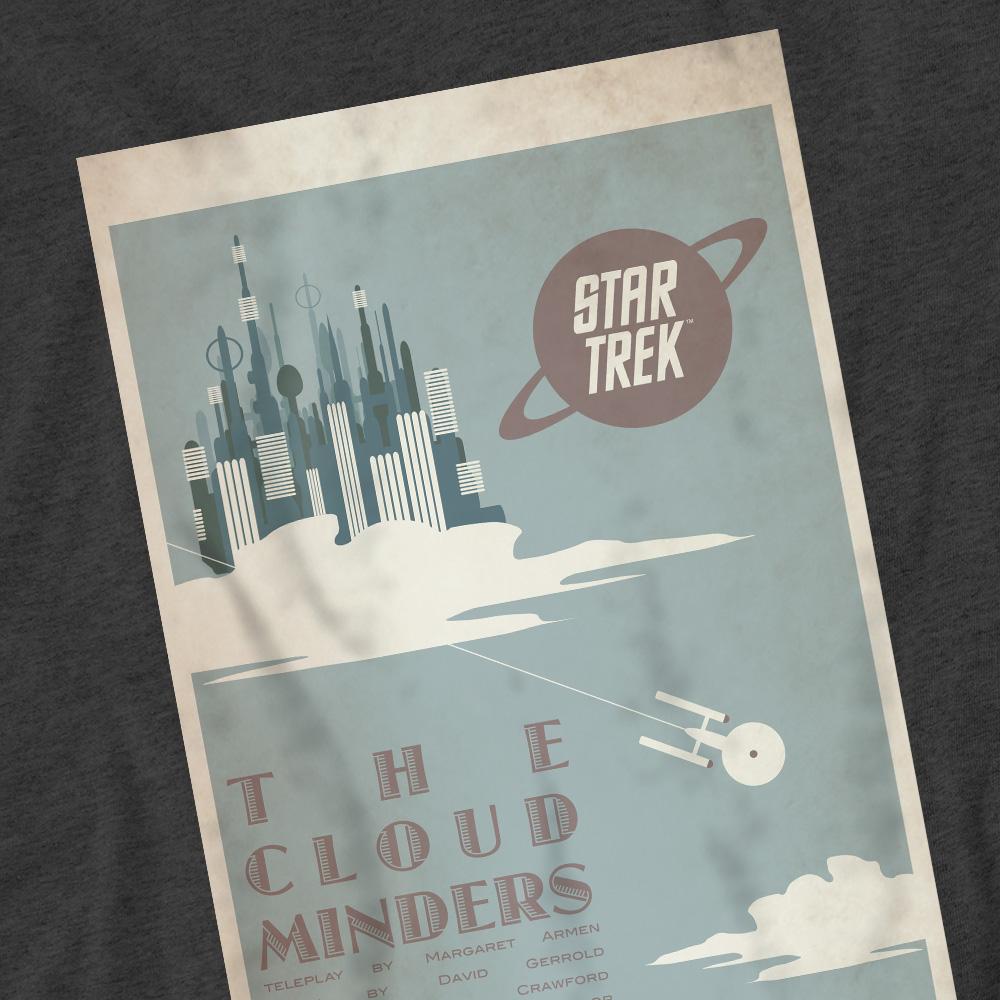 Charcoal - Pack Shot - Star Trek Unisex Adult The Original Series Episode 76 T-Shirt