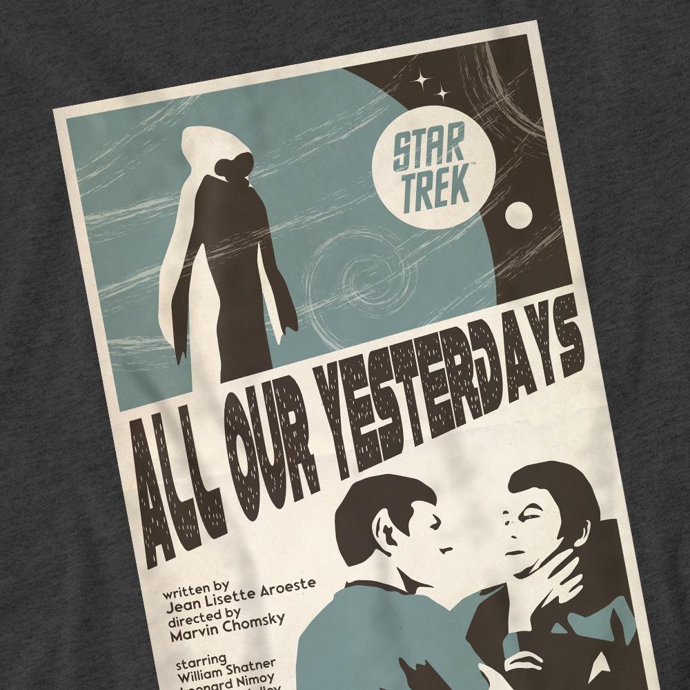 Charcoal - Pack Shot - Star Trek Unisex Adult The Original Series Episode 78 T-Shirt