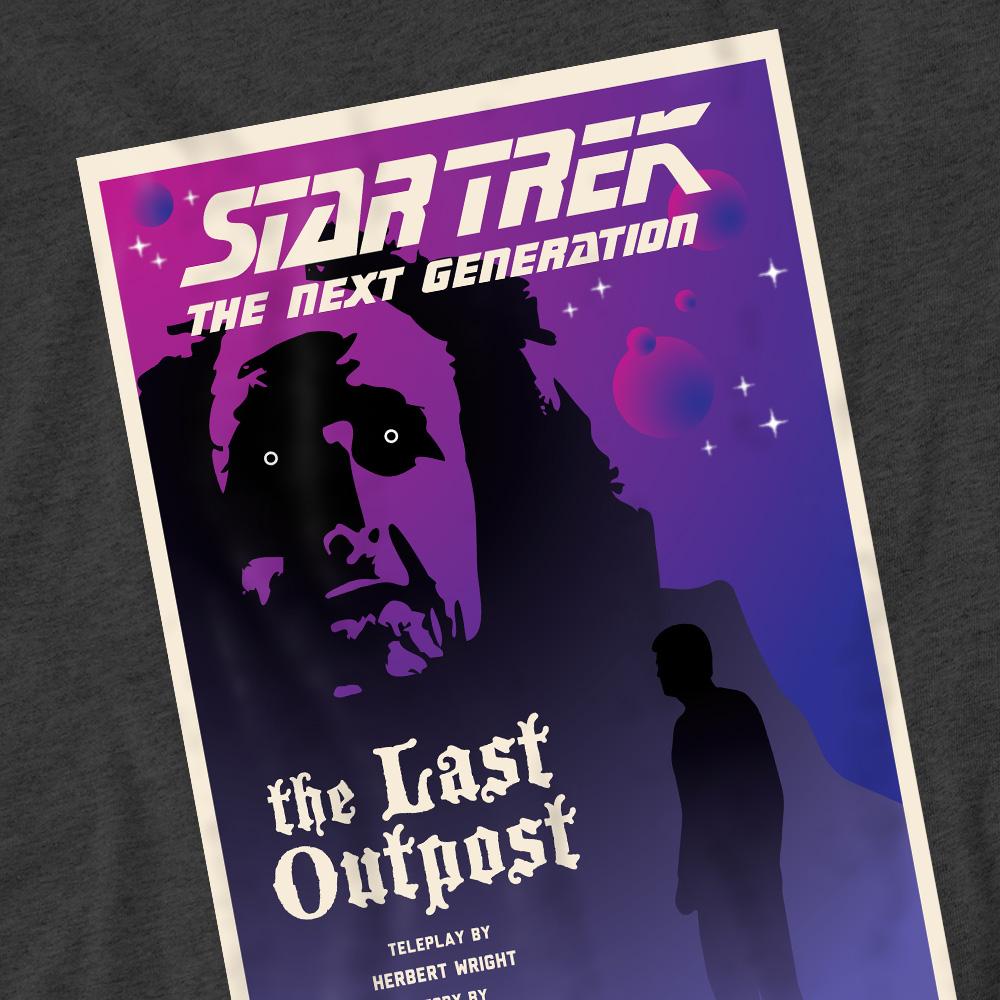 Charcoal - Pack Shot - Star Trek Unisex Adult The Next Generation Season 1 Episode 5 T-Shirt