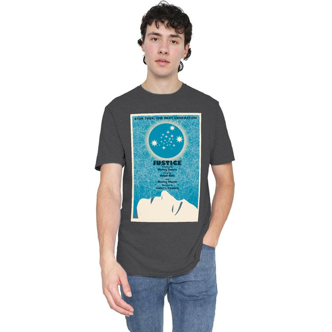 Charcoal - Lifestyle - Star Trek Unisex Adult The Next Generation Season 1 Episode 8 T-Shirt