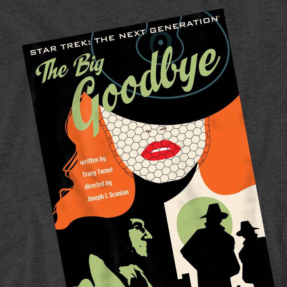 Charcoal - Pack Shot - Star Trek Unisex Adult The Next Generation Season 1 Episode 12 T-Shirt