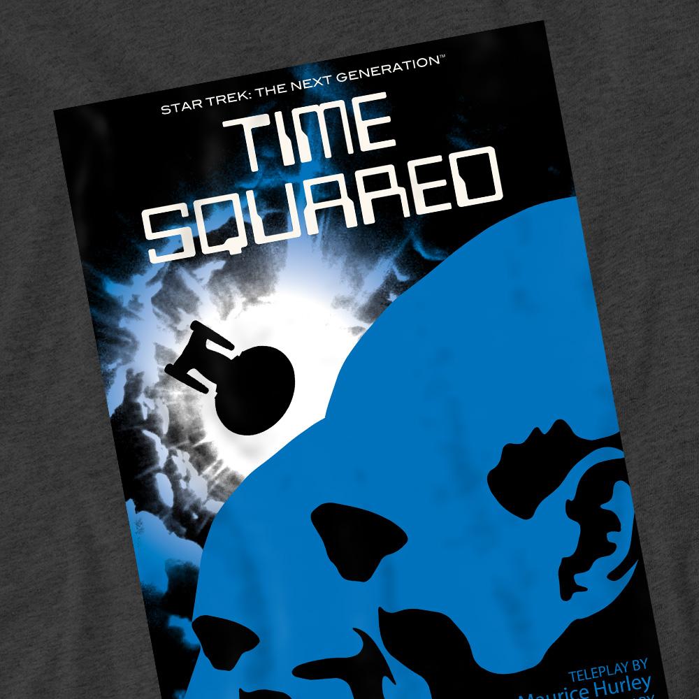 Charcoal - Pack Shot - Star Trek Unisex Adult The Next Generation Season 2 Episode 13 T-Shirt