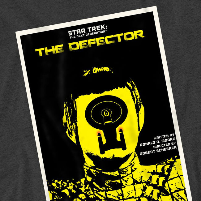 Charcoal - Pack Shot - Star Trek Unisex Adult The Next Generation Season 3 Episode 10 T-Shirt