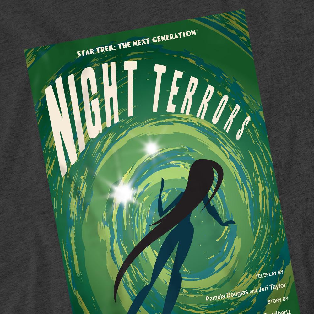 Charcoal - Pack Shot - Star Trek Unisex Adult The Next Generation Season 4 Episode 17 T-Shirt