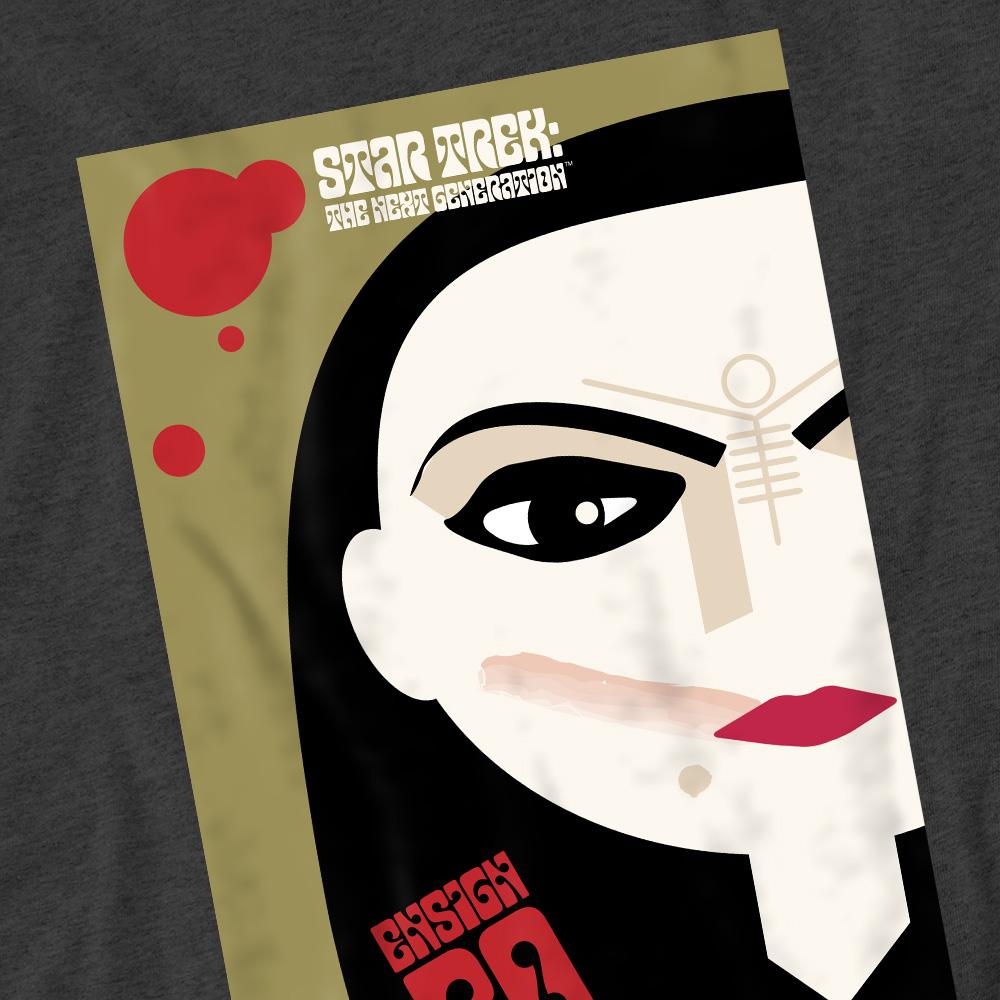 Charcoal - Pack Shot - Star Trek Unisex Adult The Next Generation Season 5 Episode 3 T-Shirt