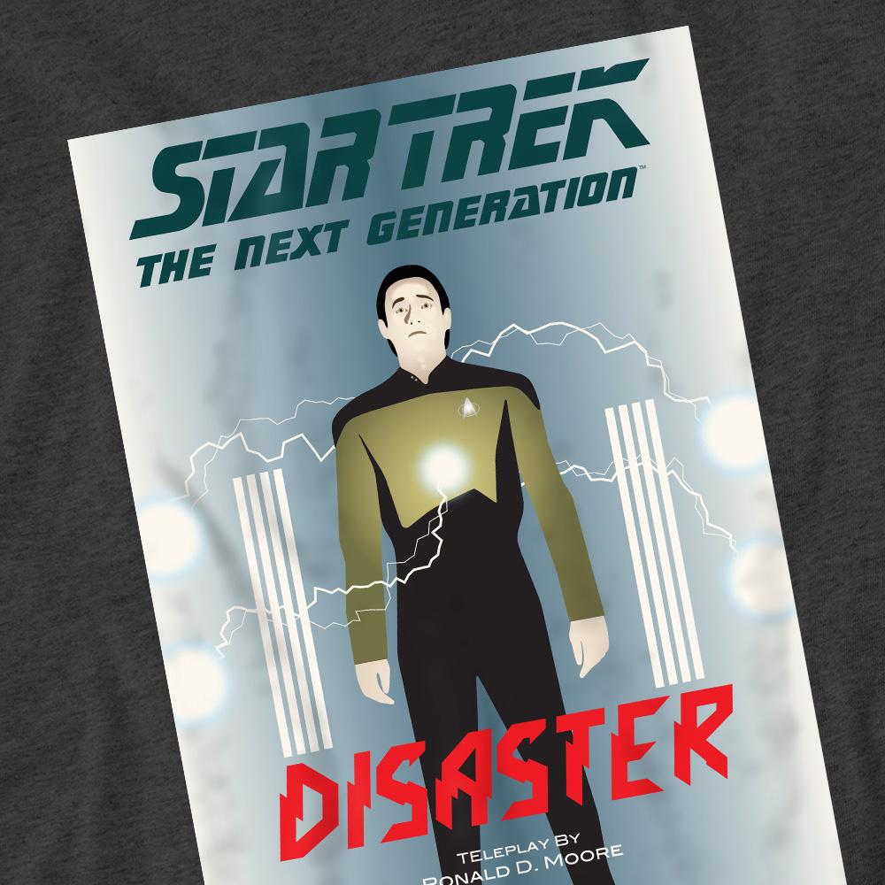Charcoal - Pack Shot - Star Trek Unisex Adult The Next Generation Season 5 Episode 5 T-Shirt