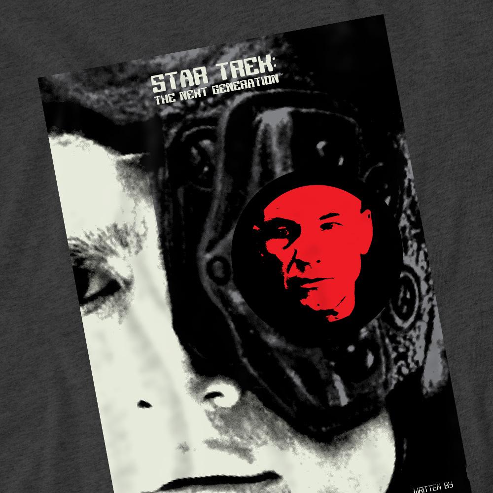 Charcoal - Pack Shot - Star Trek Unisex Adult The Next Generation Season 5 Episode 23 T-Shirt