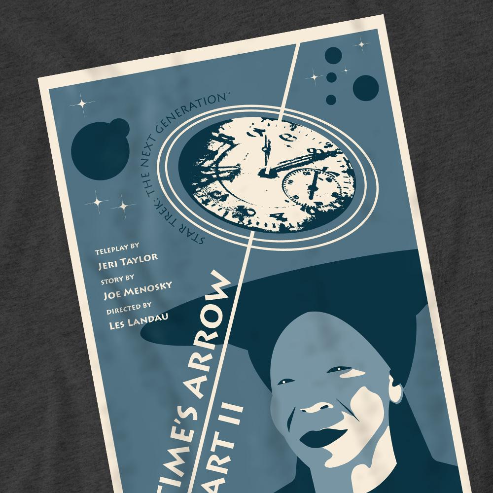 Charcoal - Pack Shot - Star Trek Unisex Adult The Next Generation Season 6 Episode 1 T-Shirt
