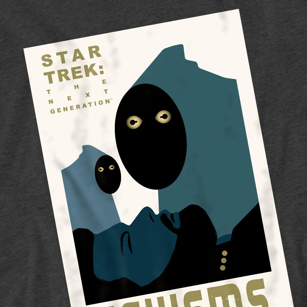 Charcoal - Pack Shot - Star Trek Unisex Adult The Next Generation Season 6 Episode 5 T-Shirt