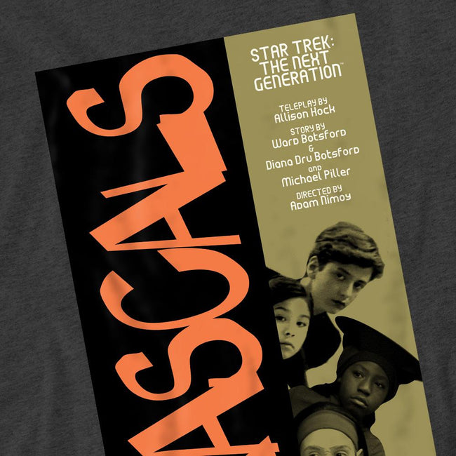 Charcoal - Pack Shot - Star Trek Unisex Adult The Next Generation Season 6 Episode 7 T-Shirt