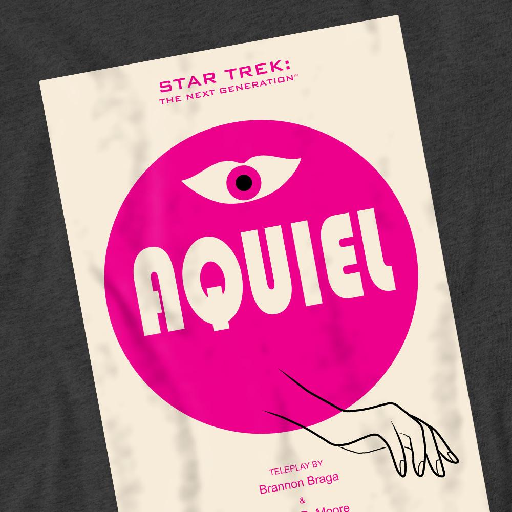 Charcoal - Pack Shot - Star Trek Unisex Adult The Next Generation Season 6 Episode 13 T-Shirt