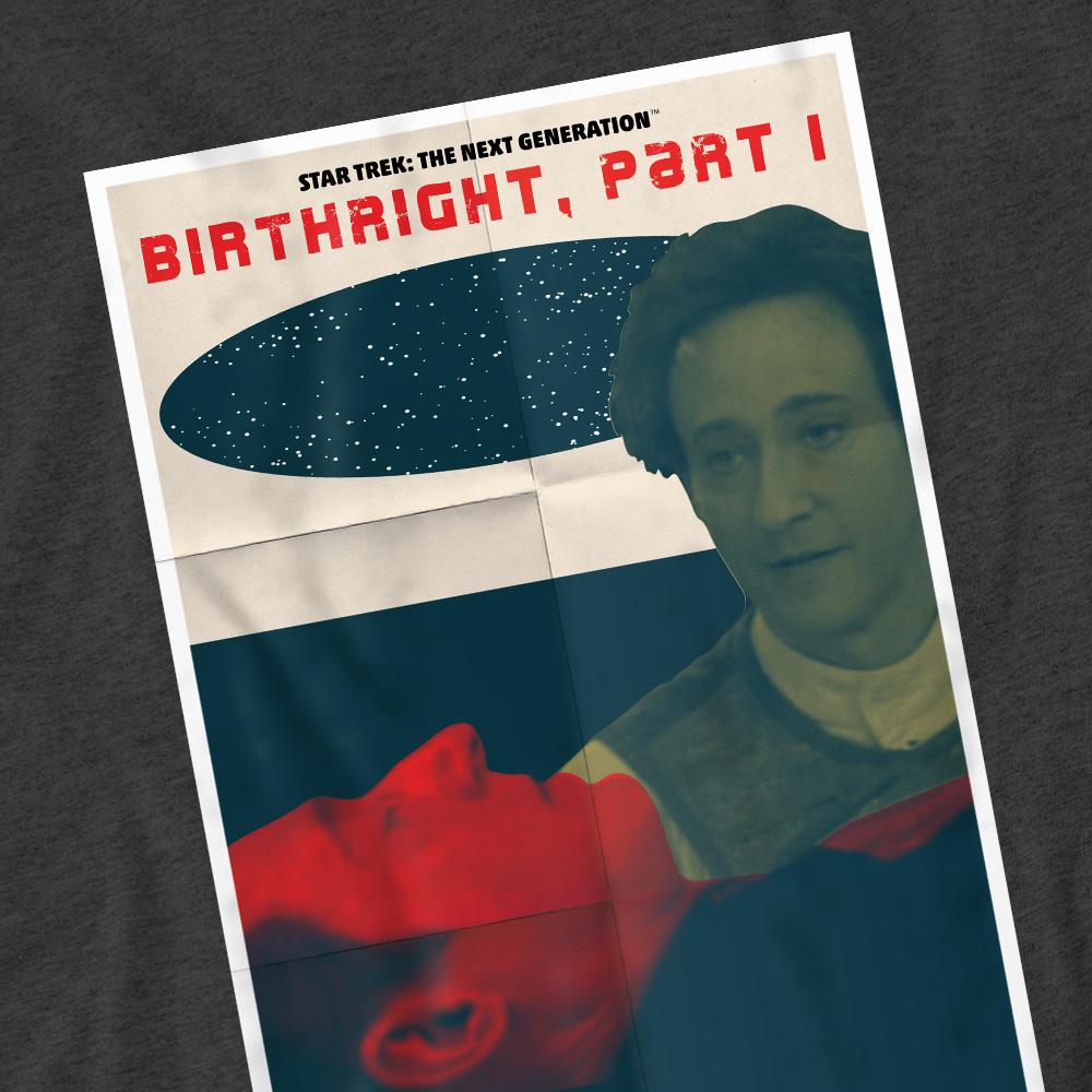Charcoal - Pack Shot - Star Trek Unisex Adult The Next Generation Season 6 Episode 16 T-Shirt