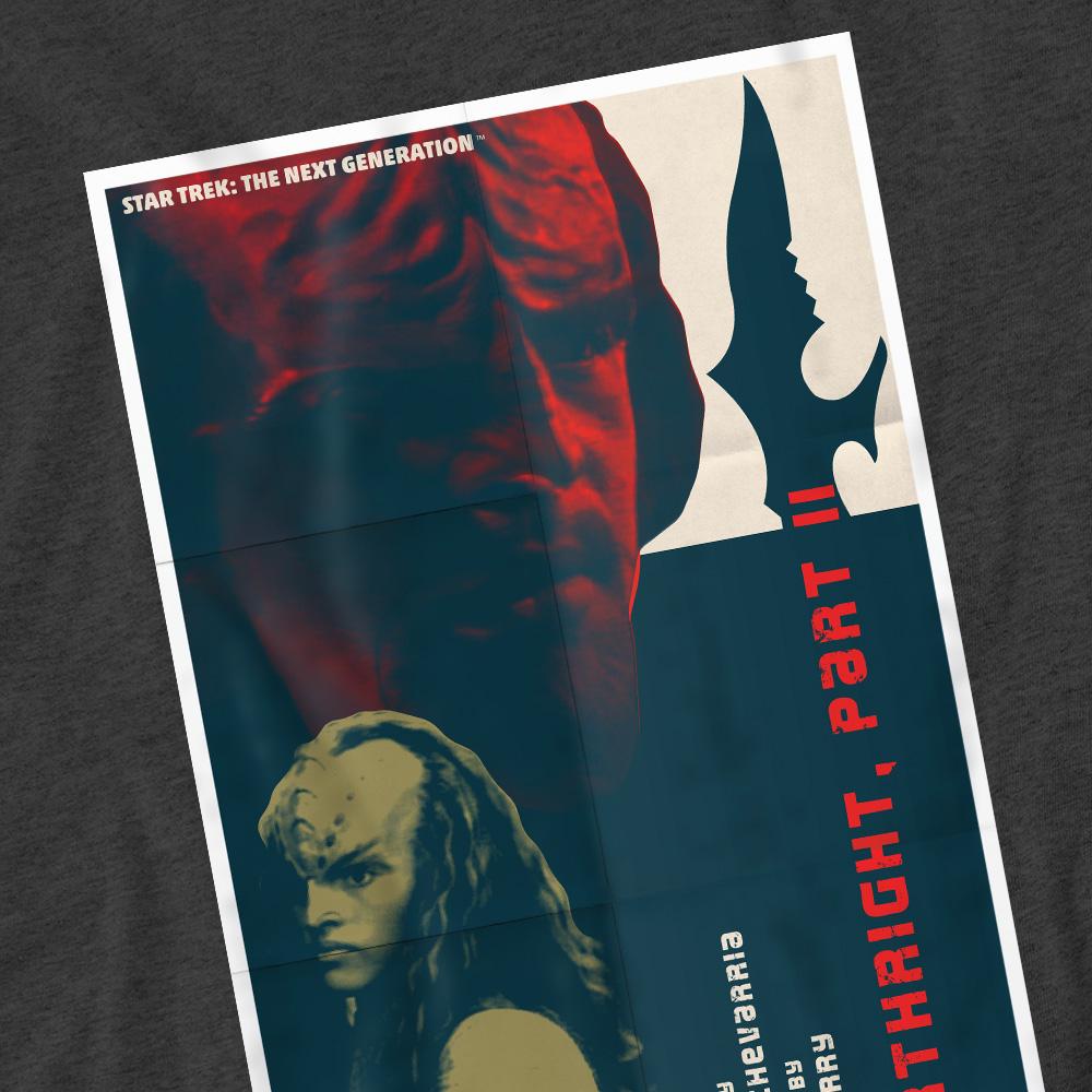 Charcoal - Pack Shot - Star Trek Unisex Adult The Next Generation Season 6 Episode 17 T-Shirt