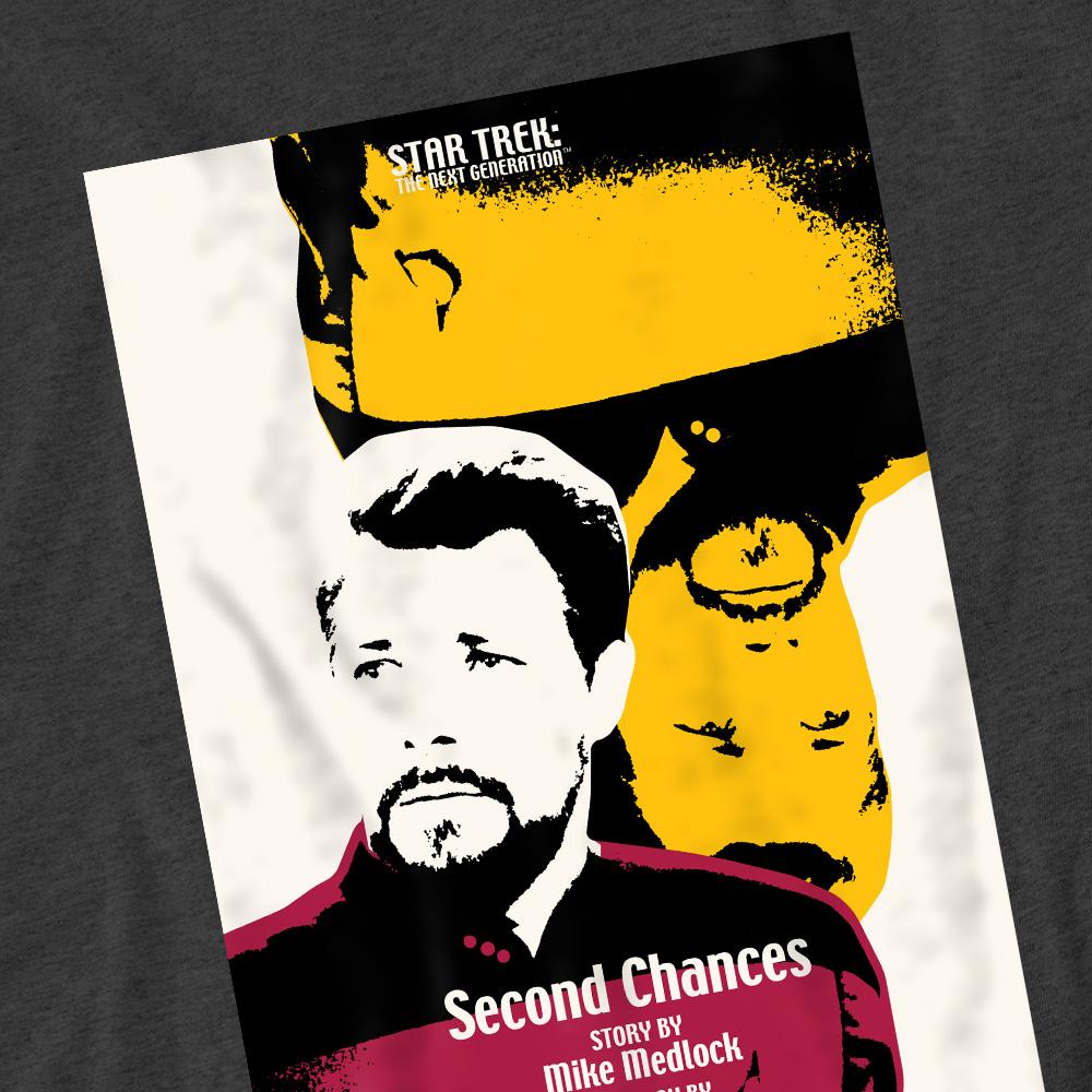 Charcoal - Pack Shot - Star Trek Unisex Adult The Next Generation Season 6 Episode 24 T-Shirt
