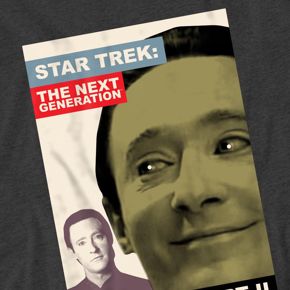Charcoal - Pack Shot - Star Trek Unisex Adult The Next Generation Season 7 Episode 1 T-Shirt