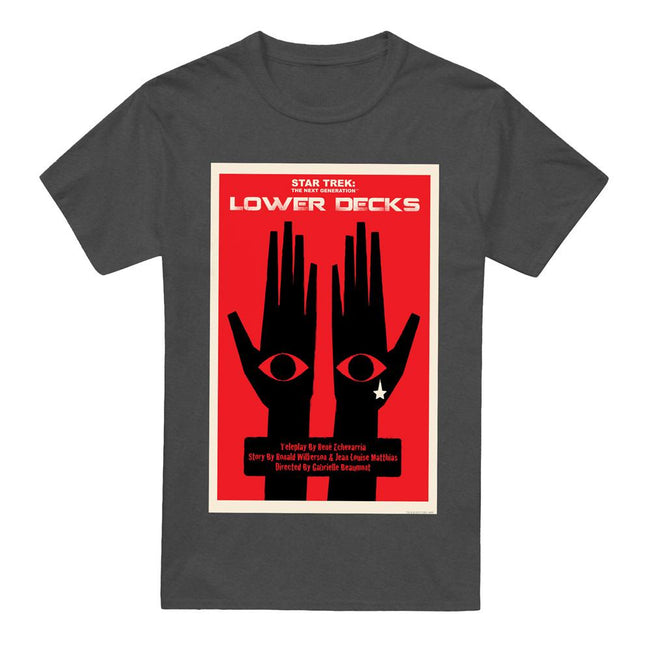 Charcoal - Front - Star Trek Unisex Adult The Next Generation Season 7 Episode 15 T-Shirt