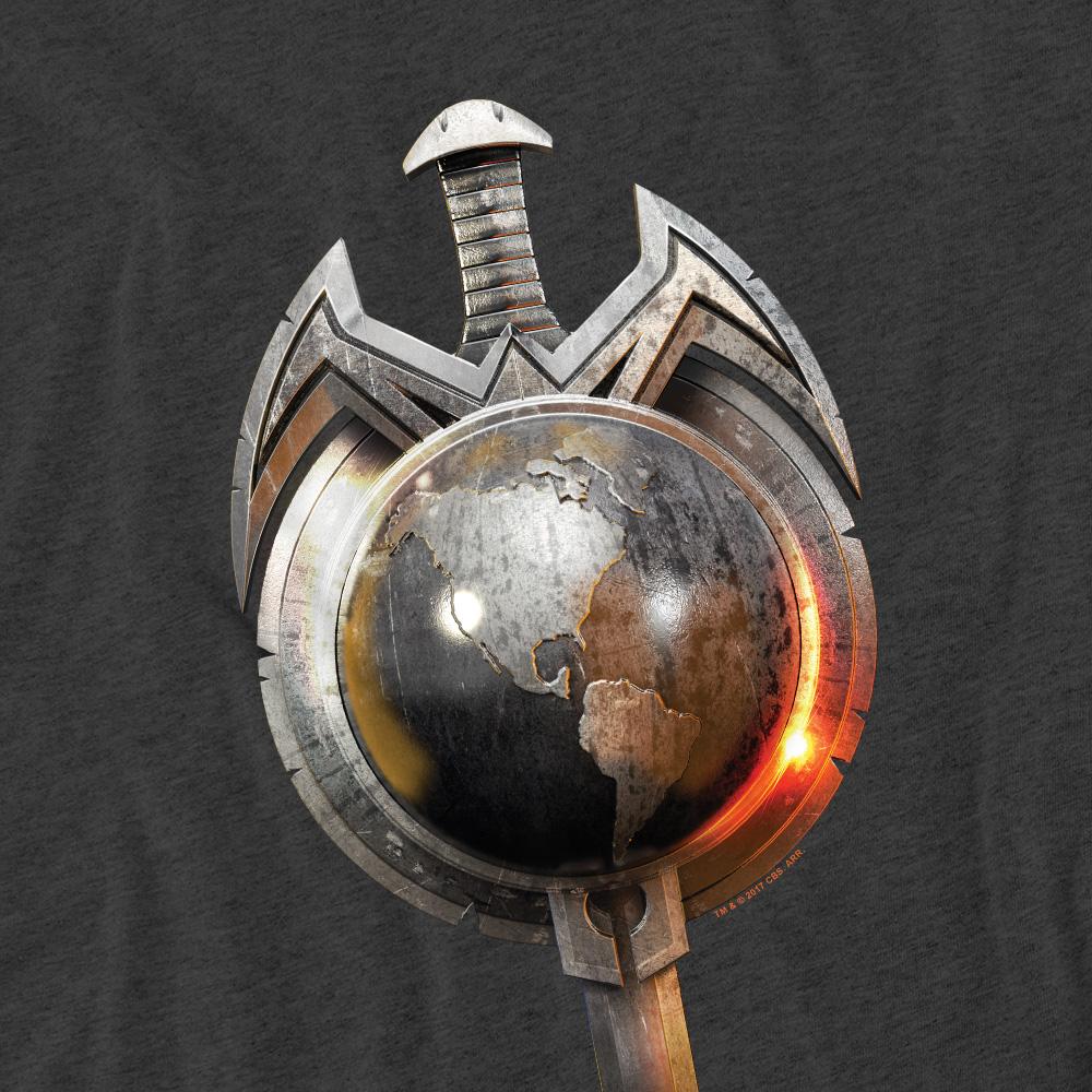 Charcoal - Pack Shot - Star Trek Unisex Adult Terran Empire T-Shirt