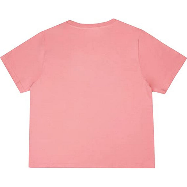 Pink-White-Orange - Back - Garfield Womens-Ladies Do Not Disturb Pyjama Set