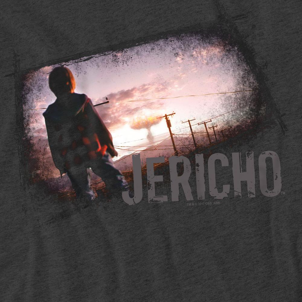 Charcoal - Pack Shot - Jericho Unisex Adult Mushroom Cloud T-Shirt