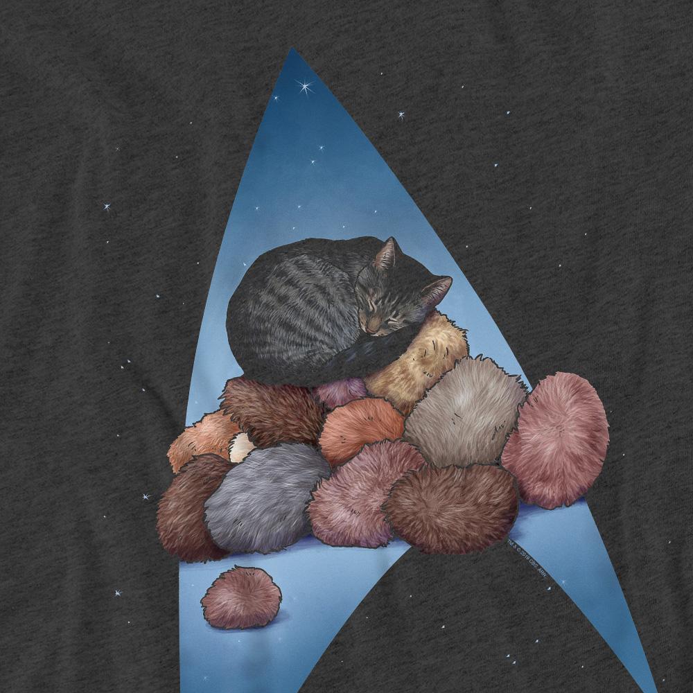 Charcoal - Pack Shot - Star Trek Unisex Adult Five Year Nap T-Shirt