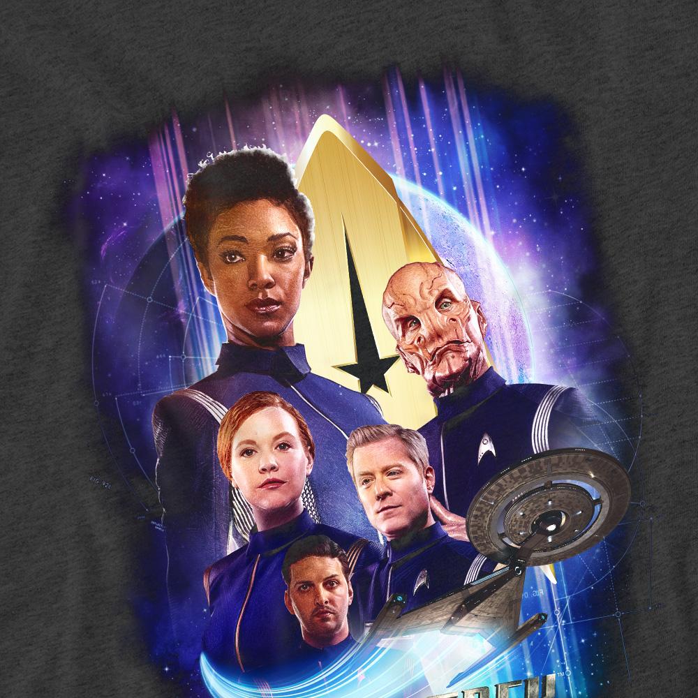 Charcoal - Pack Shot - Star Trek: Discovery Unisex Adult Discovery´s Finest T-Shirt