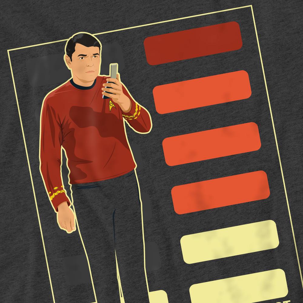 Charcoal - Pack Shot - Star Trek Unisex Adult All She´s Got Captain T-Shirt