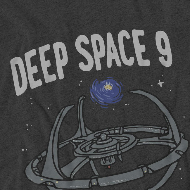 Charcoal - Pack Shot - Star Trek Unisex Adult The Bajor T-Shirt