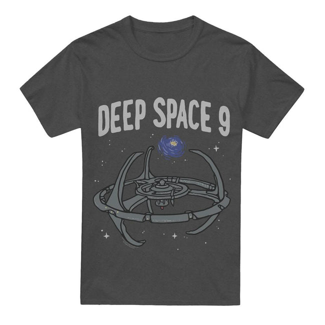 Charcoal - Front - Star Trek Unisex Adult The Bajor T-Shirt