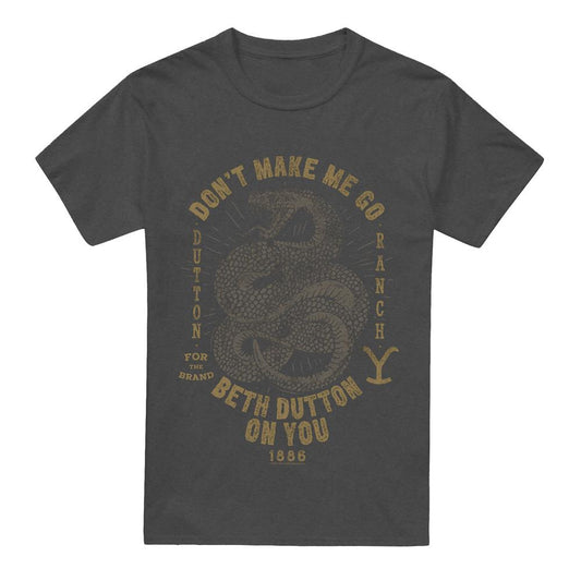 Charcoal - Front - Yellowstone Unisex Adult Beth Dutton T-Shirt