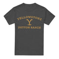 Charcoal - Front - Yellowstone Unisex Adult Arched Logo T-Shirt