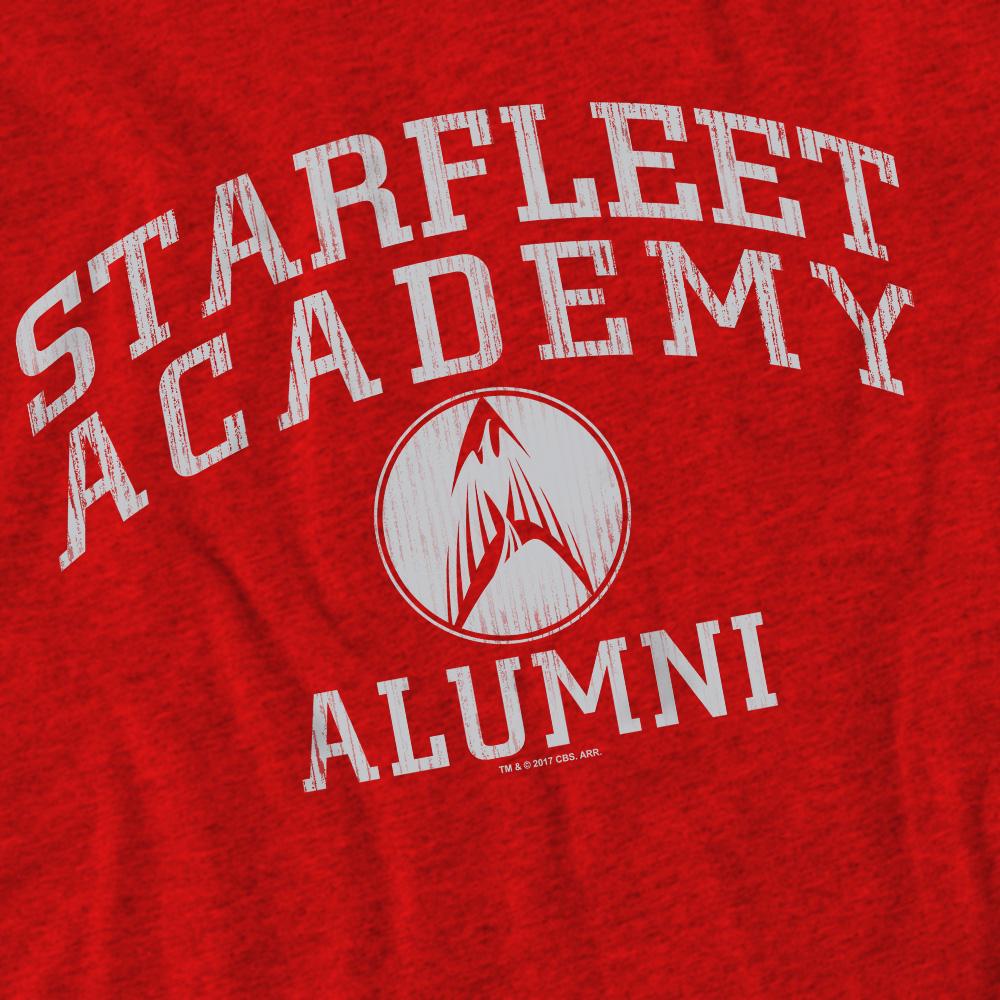 Red - Pack Shot - Star Trek Unisex Adult Alumni T-Shirt