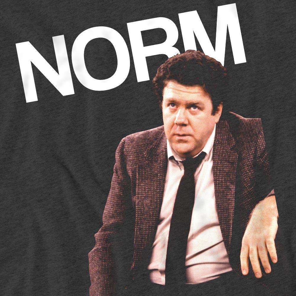 Charcoal - Pack Shot - Cheers Unisex Adult Norm Peterson T-Shirt