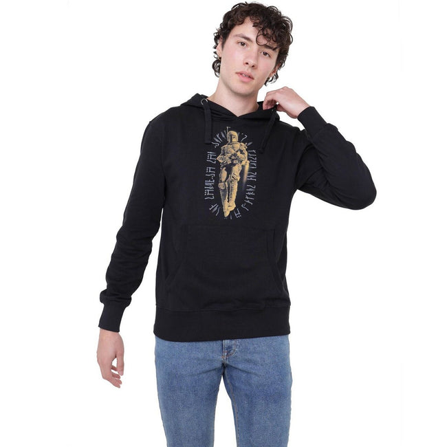 Black - Side - Star Wars Mens I´m A Simple Man Boba Fett Hoodie