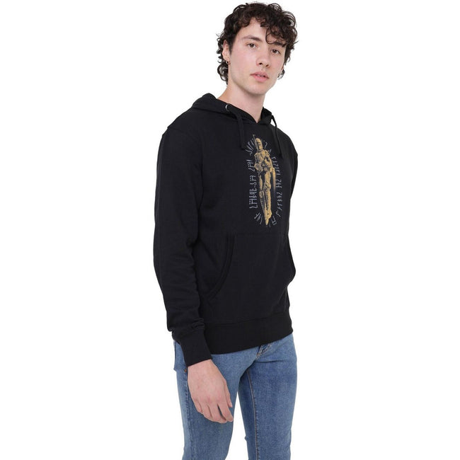Black - Pack Shot - Star Wars Mens I´m A Simple Man Boba Fett Hoodie