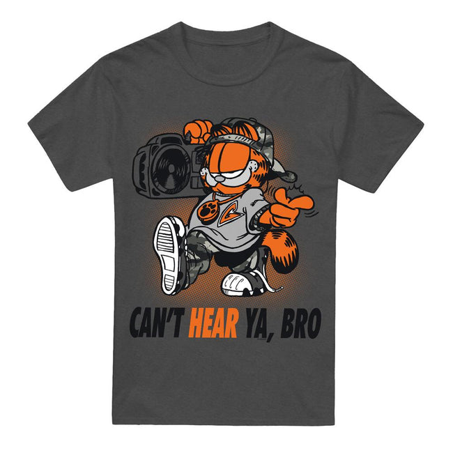 Charcoal - Front - Garfield Unisex Adult Oh Snap T-Shirt