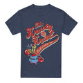 Navy - Front - SpongeBob SquarePants Unisex Adult The Krusty Krab T-Shirt