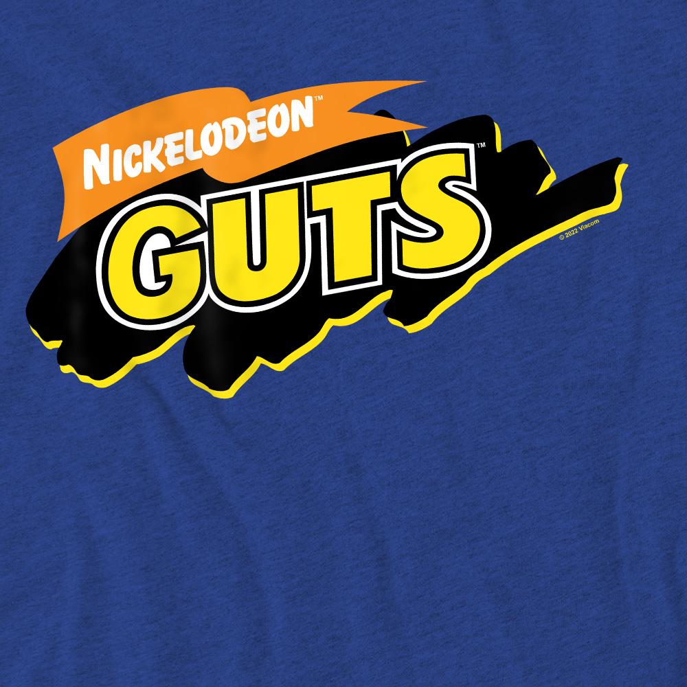 Royal Blue - Pack Shot - Nickleodeon Guts Unisex Adult Logo T-Shirt