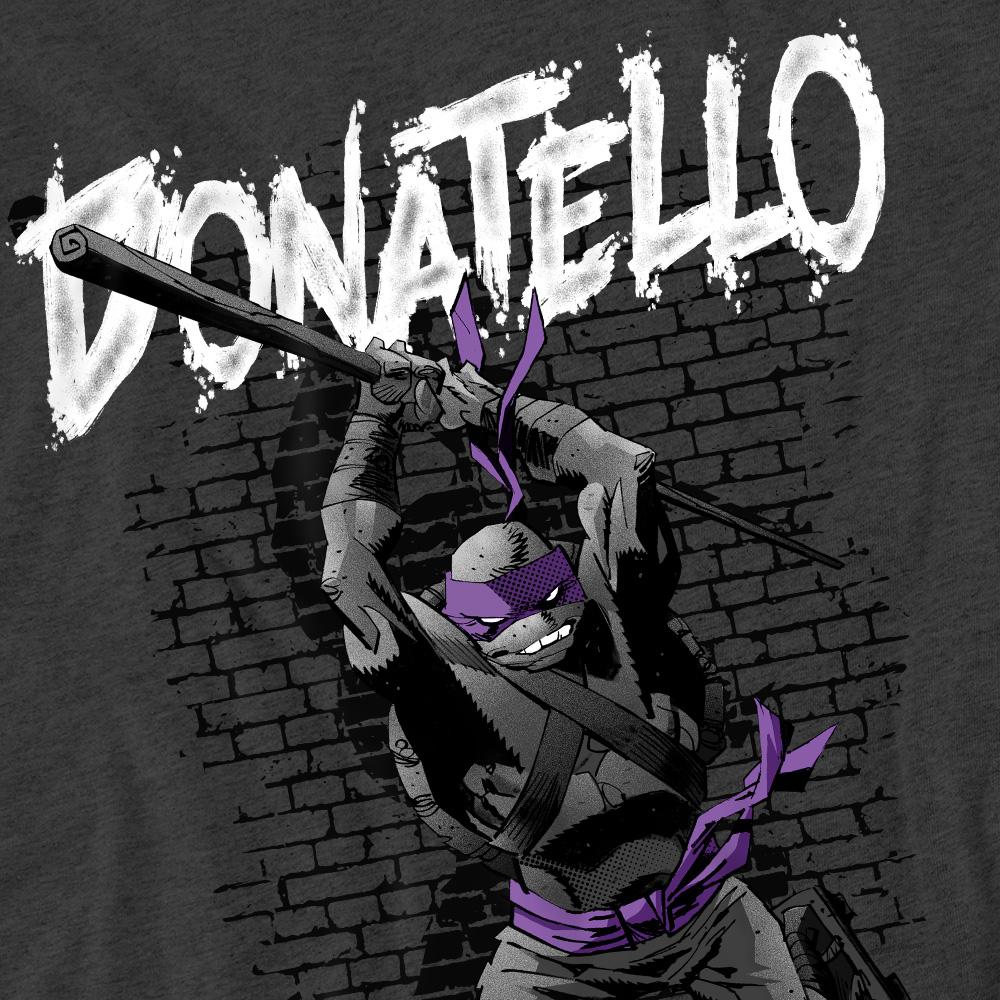 Charcoal - Pack Shot - Teenage Mutant Ninja Turtles Unisex Adult Donatello T-Shirt
