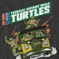 Charcoal - Pack Shot - Teenage Mutant Ninja Turtles Unisex Adult Van T-Shirt
