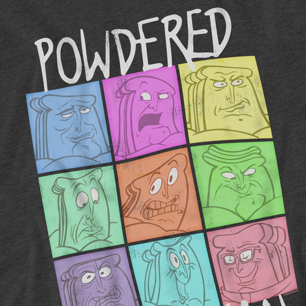 Charcoal - Pack Shot - Ren & Stimpy Unisex Adult PTM Expressions T-Shirt