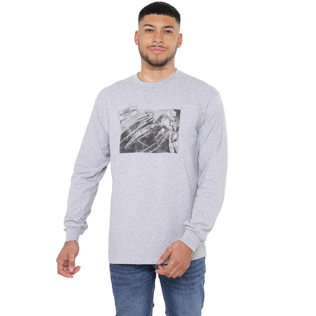 Sports Grey - Side - Star Wars Mens Skywalker Strikes Again Long-Sleeved T-Shirt